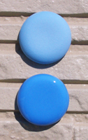オリジナル陶器表札開運風水八角ベース色ブルー