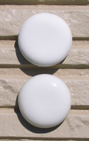 オリジナル陶器表札開運風水八角ベース色ホワイト